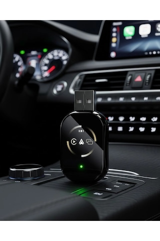 Mey Najmaddin Araç İçi Kablosuz Carplay Android Auto Airplay Adaptörü Najmaddin