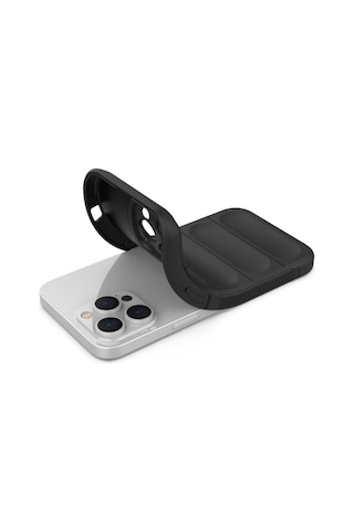 Apple Uyumlu iPhone 15 Pro Max Kılıf Optimum Lens Çerçeveli Silikon Kapak