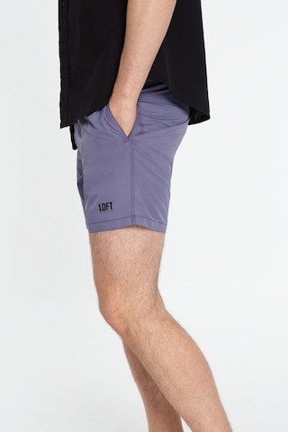 Regular Fit Erkek Deniz Şortu Mor
