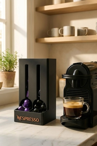 Nespresso Modern Kapsül Tutucu 2 Bölmeli Çok Renkli