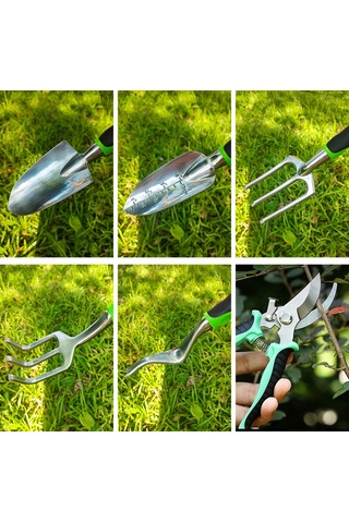 Lyon Bahçe Aletleri Alüminyum Alaşımlı Çiçek Kürek Sarı