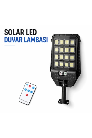 Ultra Parlak Solar Led Lamba Hareket Sensörlü Ve Enerji Tasarruflu Su Geçirmez Kolay Montaj & Uzun Ömür 1