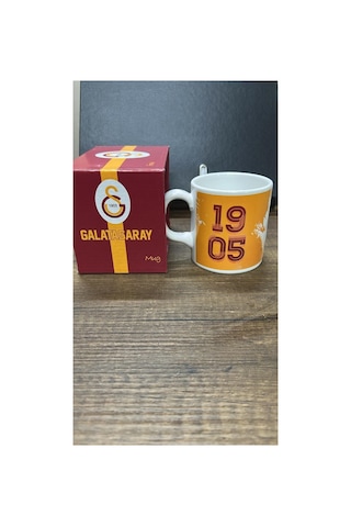 Galatasaray Lisanslı Taraftar Seramik Kupa Sarı Kırmızı Çok Renkli