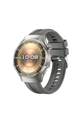 Sneezy Huawei Watch Gt6 Pro 46mm İle Uyumlu Spor Silikon Metal Tokalı Soft Saat Kordonu