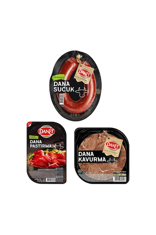 Dana Sucuk-pastırma-kavurma 3 Lü Lezzet Paketi