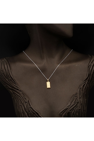 Bilezikci Külçe Altın Kolye Ucu 14 Ayar Sarı Altın