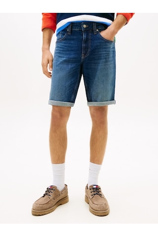 Tommy Hilfiger Ronnıe Short Bj8155 Erkek Mavi Şort - Dm0dm22980