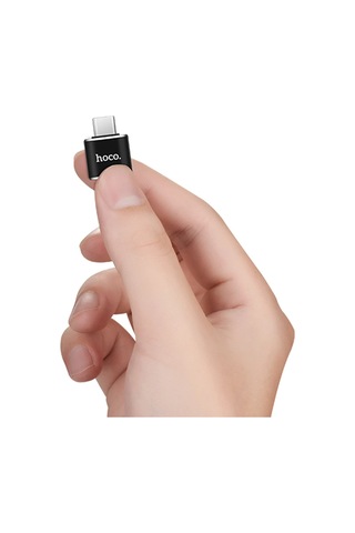 Hoco. Ua5 Tak Çalıştır Type-c To Usb Dönüştürücü - Siyah