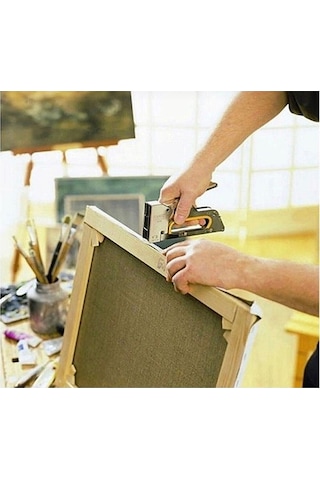 MOONSHOP Profesyonel 4-8 Mm Mekanik Zımba Tabancası+5000 Ad Tel