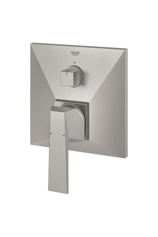 Grohe Allure Brilliant 3 Yollu Yön Değiştiricili Tek Kollu Banyo Bataryası - 24099DC0 Gri