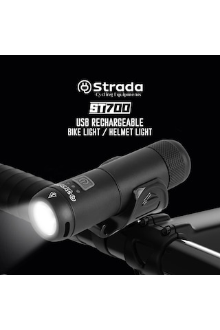 Stradacycles St-700 Lityum Şarj Edilebilir Ön Far