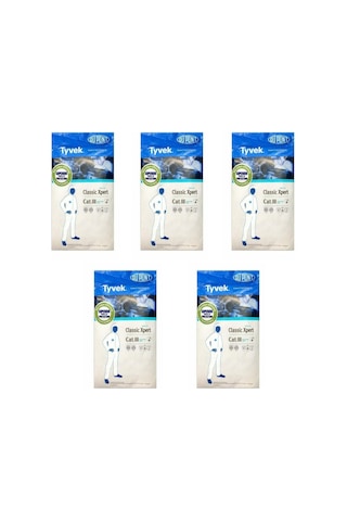 Dupont Tyvek Classic Xpert - 500 Xpert Koruyucu Tulum (5Adet)