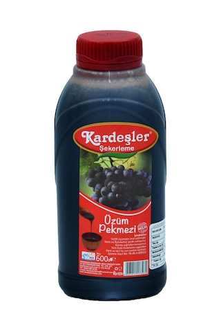 Kardeşler Şekerleme Üzüm Pekmezi Bidon 2 x 600 G