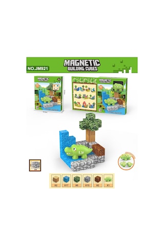 Magnetıc Küpler Eğitici Hayvanlar