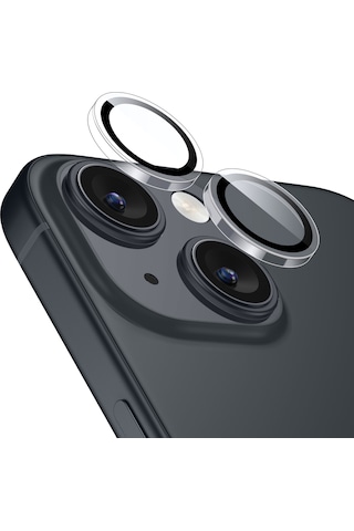 Esr Apple iPhone Uyumlu 15 / 15 Plus Kamera Lens Koruyucu Şeffaf