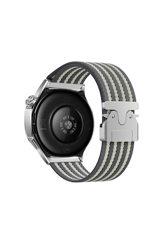 Huawei Watch Gt 3 42mm Mkst Krd-133 22mm Naylon Kumaş Hasır Örgülü Kordon - Kahverengi