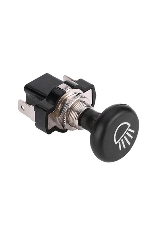 Geeroyoo Golf Araçları Için Push-pull Far Anahtarı, Metal+plastik Malzeme, Siyah Renk, Evrensel Uyumlu Club Car, Ezgo, Yamaha