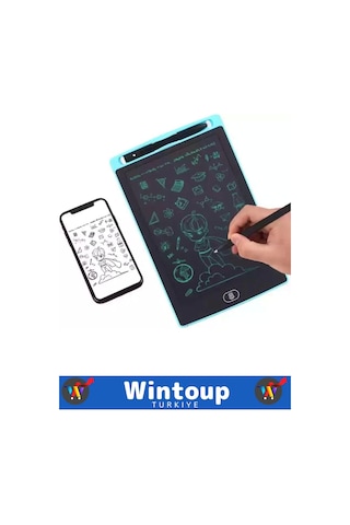 Wintoup 8.5" Dijital Kalemli Çocuk Not Resim Grafik Çizim Eğitim Tableti