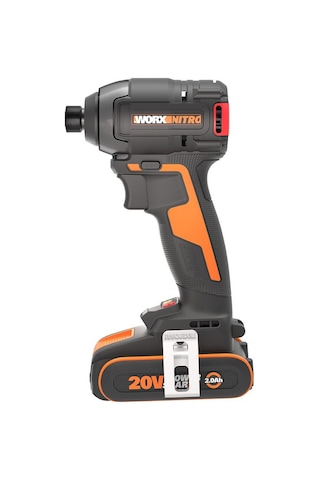 Worx Wx265 20volt 2.0ah Li-ion Çift Akülü 200nm Kömürsüz Profesyonel Şarjlı Darbeli Tornavida