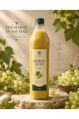 Promar Ekşi Koruk Suyu 2 x 1 L