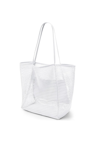 Springsun 35l Çok Kapasiteli Ağ Özelliqli Çanta - Katlanabilir, Dayanıklı Nilon, Çamaşır/içindekiler Saklama, Plaj/piknik/ Tatil Kullanıma Uygun