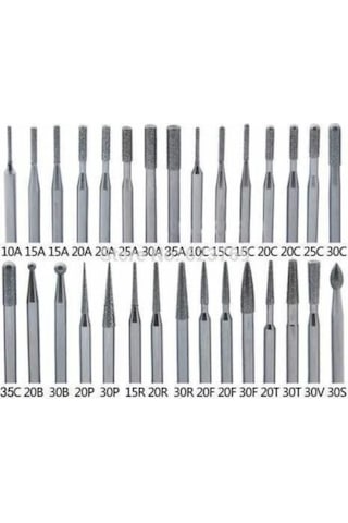 Merttools Rss 30 Parça Elmas Camcı Taşçı Gravür Uç Seti A Kalite