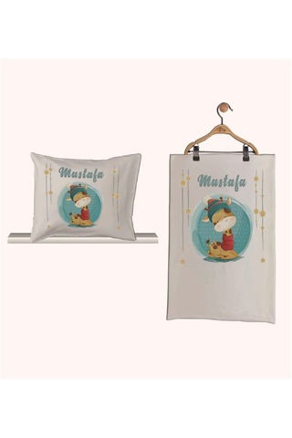 Pia Baby Gl 1934-02 İsme Özel Beşli Tulum Set Krem