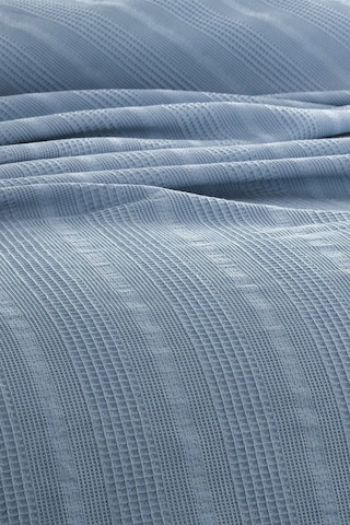 Tek Kişilik Waffle Pike 160x230cm, %100 Pamuk, Petek Tasarım, Mavi Renk Mavı Mavi