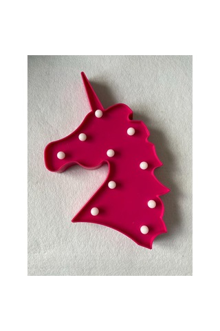 At Figürlü Led Lamba Pembe Renk Çok Renkli