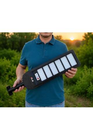 5'li Paket Dls 600w Güneş Enerjili Solar Sokak Ve Bahçe Lambası, Lifepo4 Bataryalı, Ip66, Hareket Sensörlü, Uzakt