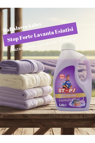 Stop Forte Çamaşır Yumuşatıcı 1.5 Litre Lavanta