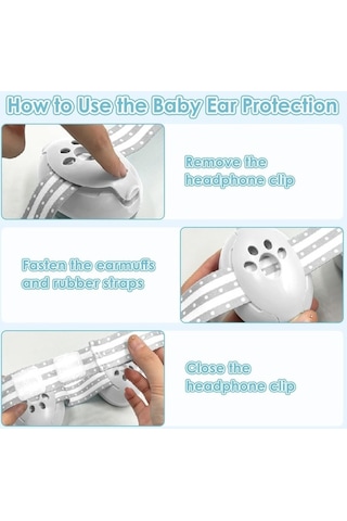 Didadodo 2'si 1 Arada Bebek Kulak Koruyucu Kulaklık, Gürültü Koruması Bebek Kulak Bariyeri, Gürültü Engelleyici