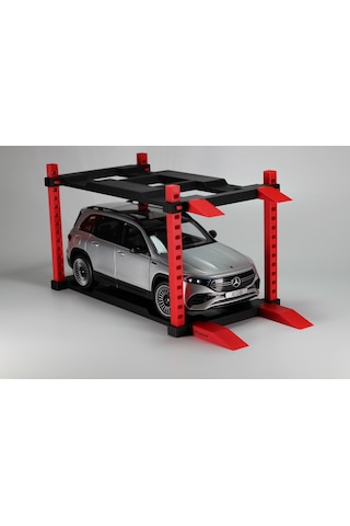 1:18 Ölçekli Model Arabalar Için Ayarlanabilir Garaj Lifti, Diorama Aksesuarı