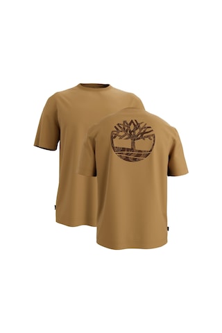 Timberland Kennebec Rıver Back Camo Tree Logo Short Erkek Tişört Tb0a2fkzp471 Karamel