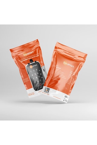 Im Smart Mini Kapı Alarmı Darbe Sensörlü Dokunmatik Ekran