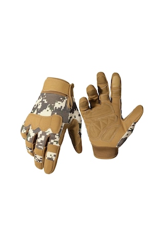 Tangshopping Taktik Eldiven Askeri Ordu Balıkçılık Çalışması Dokunmatik Ekran Kaymaz Mat Avcılık Renklil