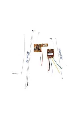 ECE 4CH 47MHz RC Araba Robot İçin Uzaktan Kumanda Verici & Alıcı Modülü Anten