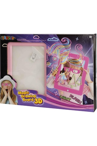 Doodle 3d Sihirli Çizim Tahtası Pembe Veya Beyaz