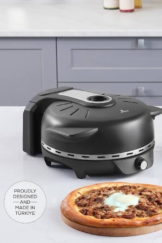 Karaca Gastro 10 In1 Pizza Mk. Biodiamond Matte Black New Pizza Makinesi