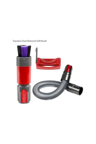 Honeybeeshop 1 Takım V7 V8 V10 V11 V15 Kablosuz Süpürge Yedek Parça Toz Fırçası Ve Uzatma Hortumu