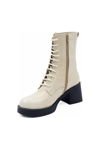 Freefoot 24402 Kroko Bej Kadın Bot 001
