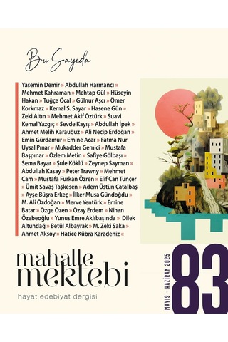 Mahalle Mektebi Dergi 83.sayı Mayıs-haziran 2025
