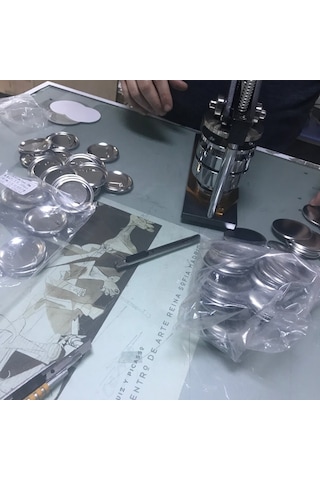 Yaka Rozeti Buton Rozet 58 Mm 10 Adet
