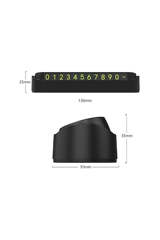 Tüm Araçlara Uyumlu Araç Numaratör Parkmatik Araba Park Tel Oto