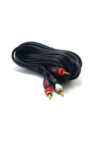 Swat Fkt98 2Rca 3 5Mm 3 Metre Stereo Kablo Gold