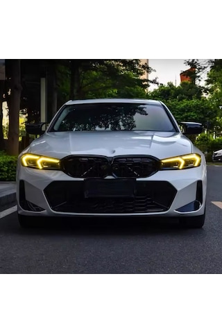 Bmw G20 Lci 2023+ Gündüz Ledi Sarı Far Modülü  Farlar İle Uyumlu G20lcisari123
