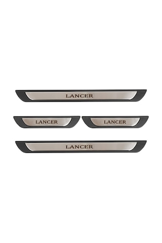 Lancer Uyumlu Kapı Eşiği 4 Parça Krom Abs 4 Parça