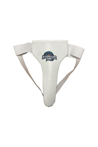 Komodo Sport Kogi/kadın Kuki Kasık Koruyucu Deri Beyaz