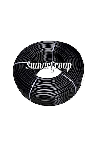 Sumergroup 8X10Mm Polietilen Pe Pnömatik Hortum Siyah 100Mt