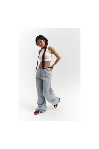 Mai Studios Co. Leony Bel Detay Mavi Jeans Mavi